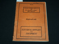 1940'S KOEHLER ELECTRICAL SUPPLY COMPANY CATALOGUE NO. 35 - NEW YORK - KD 4851E
