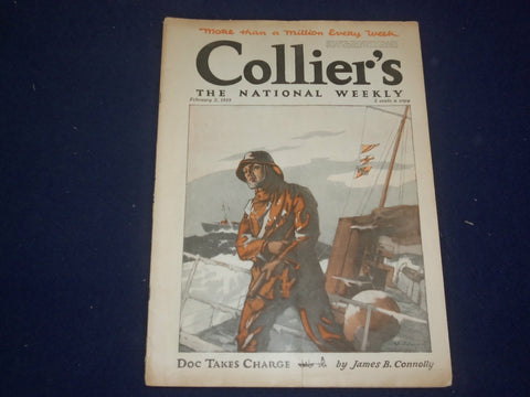 1918 FEBRUARY 2 COLLIER'S MAGAZINE - DOC TAKES CHARGE BY JAMES CONNOLLY- ST 6725