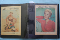 HOLLYWOOD STARS SCRAPBOOK - GREGORY PECK - MERLE OBERON - KIM NOVAK - #22