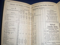 1963 APRIL 28 UNION PACIFIC RAILROAD TIME TABLES GUIDE - GREAT INFO - J 5726