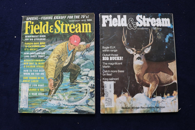 1959-1975 FIELD & STREAM MAGAZINE - LOT OF 13 - O 3588