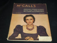 1939 NOVEMBER MCCALL'S MAGAZINE NICE COVER & FULL PAGE ADS - E 1303