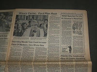1976 NOV 4 THE BALTIMORE EVENING SUN-CARTER MONDALE WHITE HOUSE TRANSFER-NP 2961