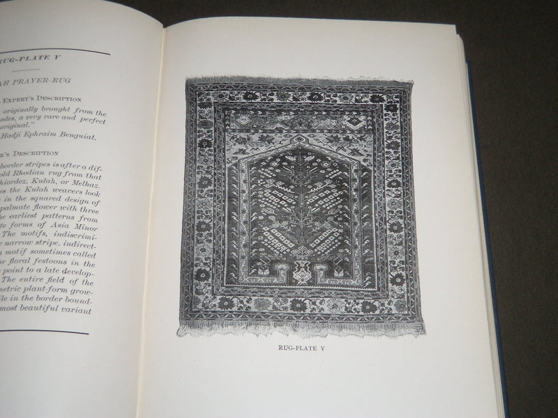1936 THE ORIENTAL RUG BOOK BY MARY CHURCHILL RIPLEY - NEW EDITION - KD 4238