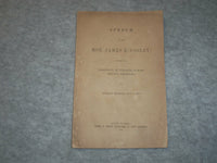 1853 HON. JAMES E. COOLEY DEMOCRACY OF SYRACUSE SPEECH - J 6318