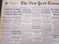 1933 SEPTEMBER 7 NEW YORK TIMES - JOHNSON TO FORCE CODE ON COAL MEN - NT 5270