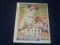 2005 OCT 10 NEW YORK DAILY NEWS NEWSPAPER-YANKEES BEAT ANGELS ALDS GM 4- NP 4199