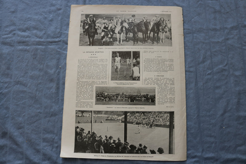 1919 SEP 6 LE MONDE ILLUSTRE MAGAZINE - FRERES D'ARMES - FRENCH - NP 8441