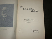 1900-1902 THE TRINITY COLLEGE BULLETIN LOT OF 4 ISSUES - CONNECTICUT - WR 244