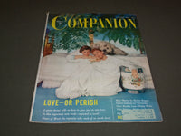 1956 JANUARY WOMAN'S HOME COMPANION MAGAZINE - GREAT COVER AND STORIES - SP 7106