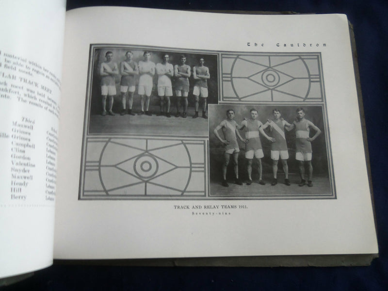 1912 THE CAULDRON FRANKFORT HIGH SCHOOL YEARBOOK - FRANKFORT, INDIANA - YB 2726