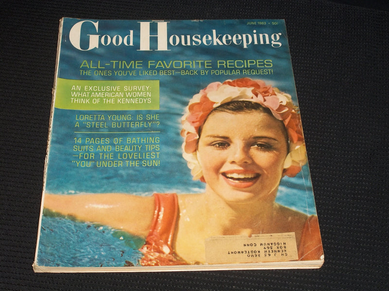 1963 JUNE GOOD HOUSEKEEPING MAGAZINE - VERY NICE FRONT COVER - E 3816