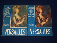 1950 ALPINA GUIDE BOOKS LOT OF 4 - VERSAILLES - LOIRE - RHEIMS - KD 2646