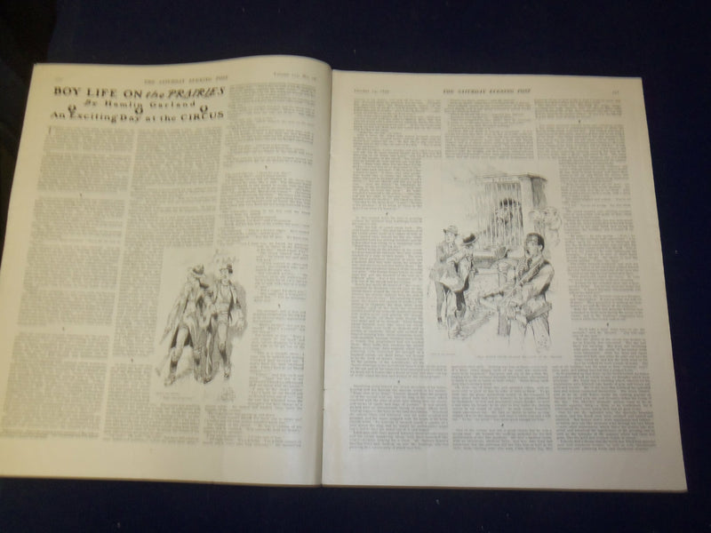 1899 OCTOBER 14 THE SATURDAY EVENING POST MAGAZINE - NICE ILLUSTRATIONS - B 6719
