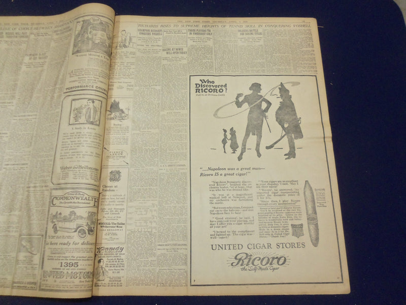 1920 APRIL 1 NEW YORK TIMES - CROKER ESTATE TIED UP IN FLORIDA - NT 8277