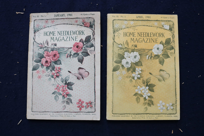 1899-1916 HOME NEEDLEWORK MAGAZINE - LOT OF 10 - O 3409