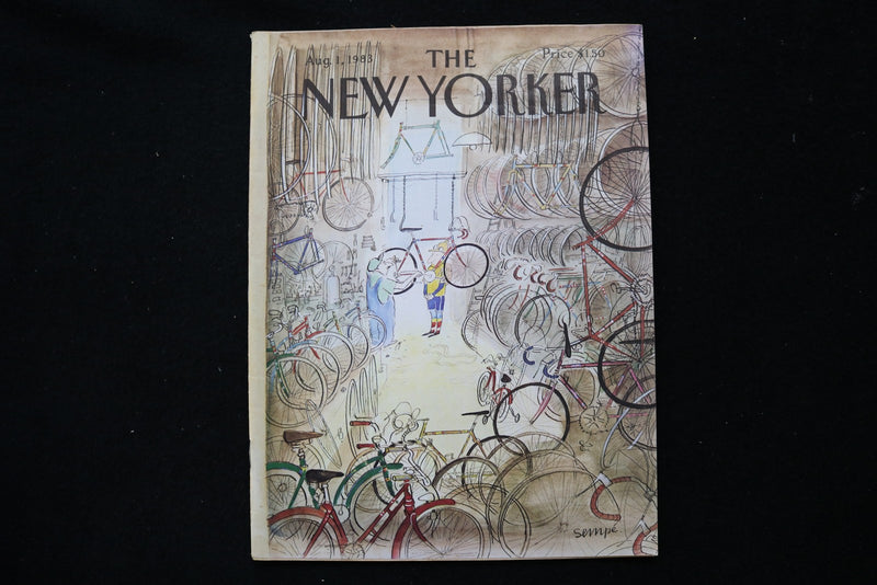1983 AUGUST 1 NEW YORKER MAGAZINE - GREAT ILLUSTRATED COVER - NY 3119