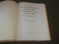 1950 ENGLISH FURNITURE DECORATION WOODWORK AND ALLIED ARTS BOOK - I 1408