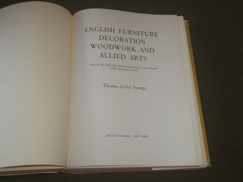 1950 ENGLISH FURNITURE DECORATION WOODWORK AND ALLIED ARTS BOOK - I 1408