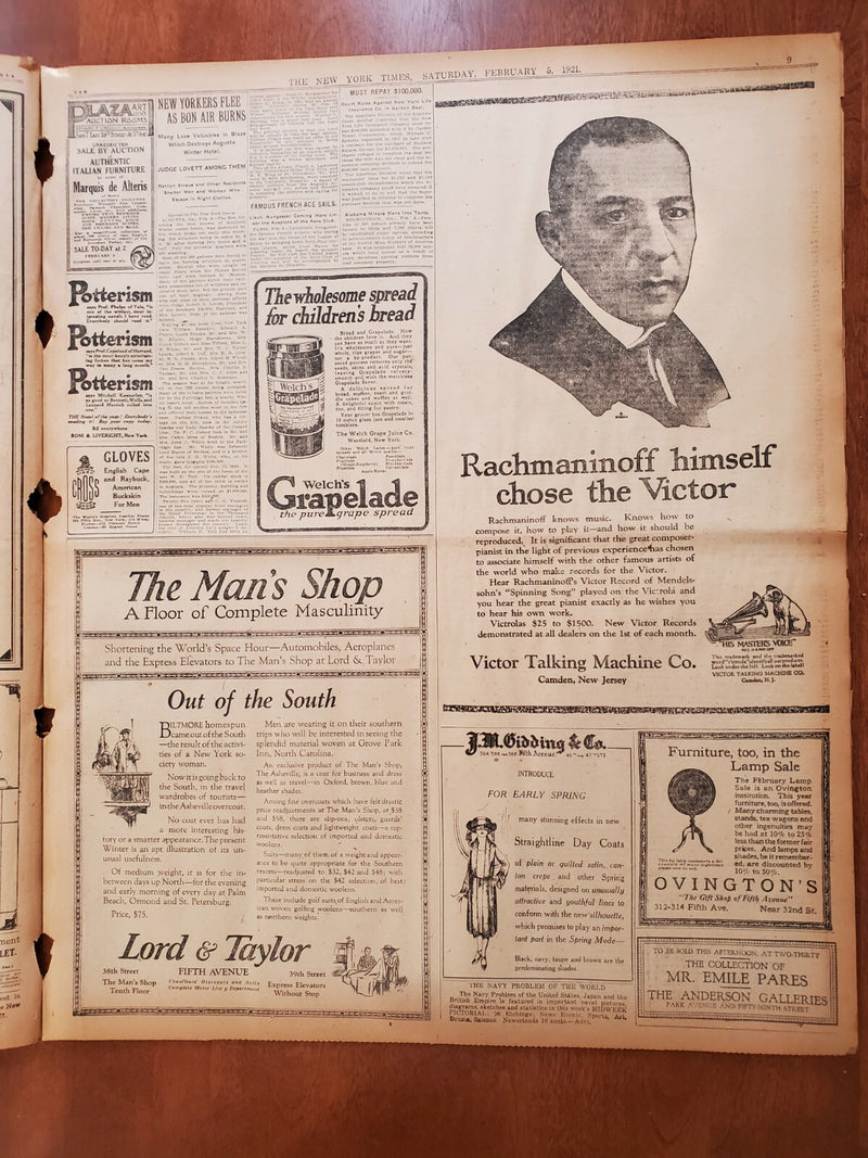 1921 FEBRUARY 5 NEW YORK TIMES - LAGUARDIA HINTS AT TRANSIT SCANDAL - NT 8114