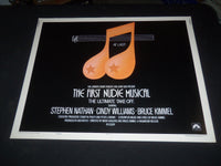 1975 THE FIRST NUDE MUSICAL 1/2 SHEET MOVIE POSTER - CINDY WILLIAMS - P 314