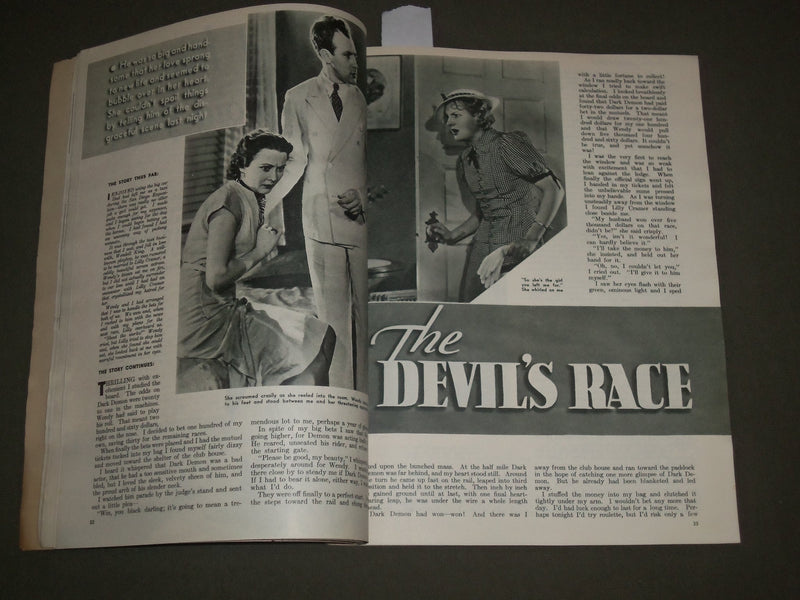 1936 OCTOBER TRUE EXPERIENCES MAGAZINE - GEORGIA WARREN COVER - SP 7197