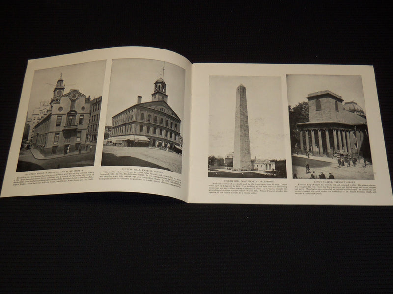 1930'S IN AND ABOUT HISTORIC BOSTON VIEW BOOK - GREAT PHOTOS - J 7921