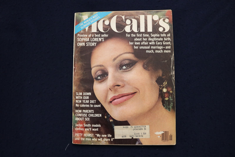 1979 JANUARY MCCALL'S MAGAZINE - SOPHIA LOREN COVER - E 18158
