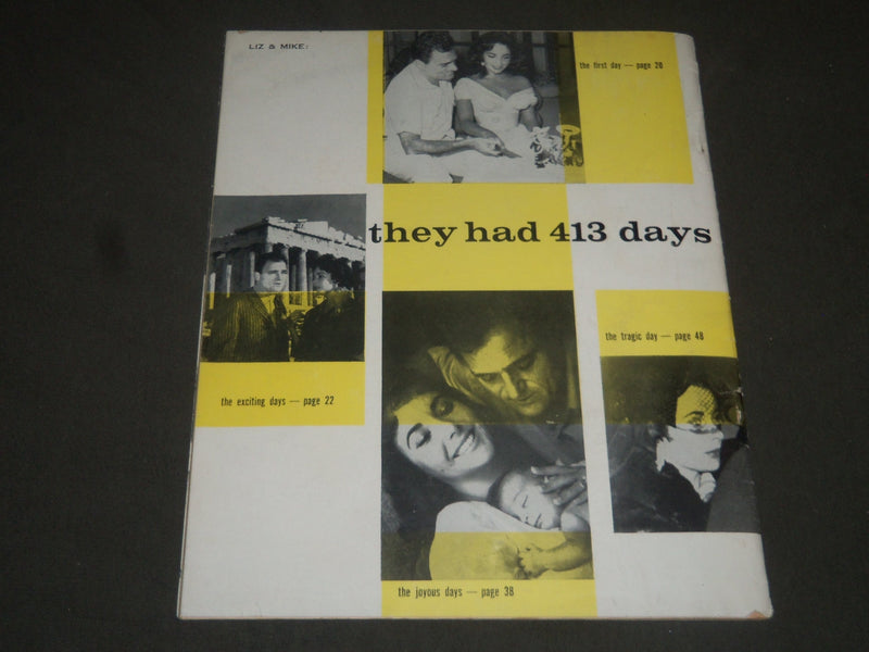 1958 LIZ AND MIKE MAGAZINE VOLUME 1 NO. 1 - NICE COVER - ST 4948