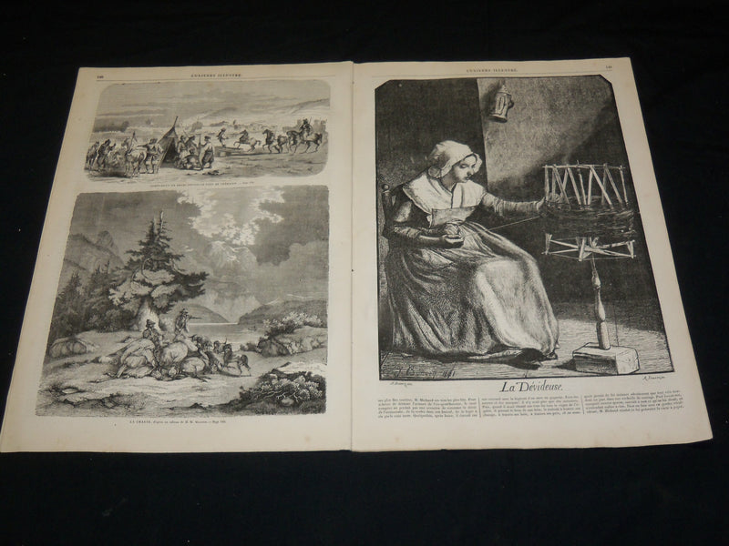 1861-1862 L'UNIVERS ILLUSTRE FRENCH MAGAZINE LOT OF 23 - NICE ILLUS. - NP 5343
