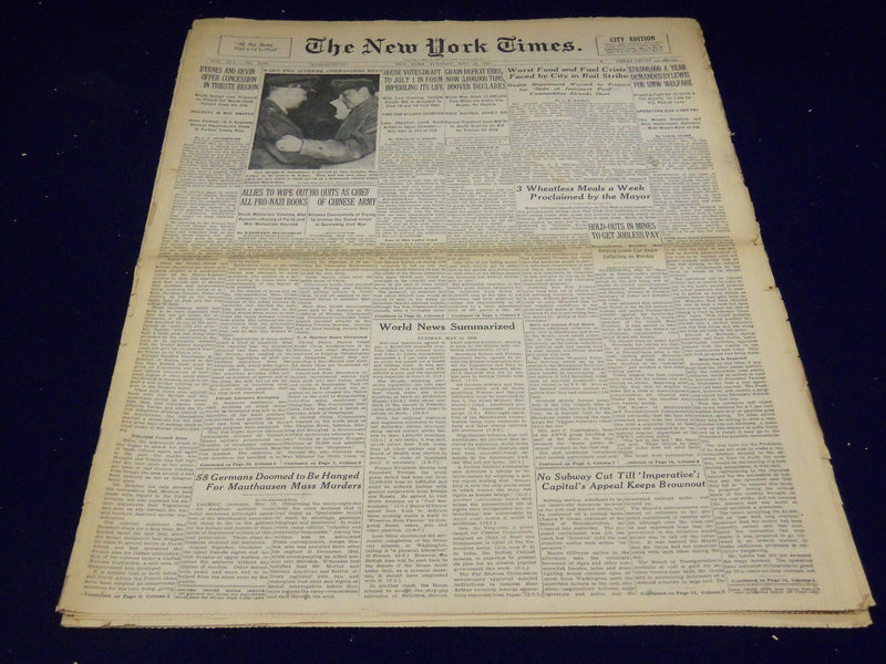 1946 MAY 14 NEW YORK TIMES - WIPE OUT PRO NAZI BOOKS - NT 2967