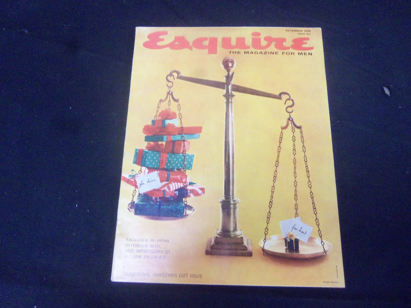 1958 DECEMBER ESQUIRE MAGAZINE - TRADITIONAL CHRISTMAS GIFT ISSUE - ST 2661