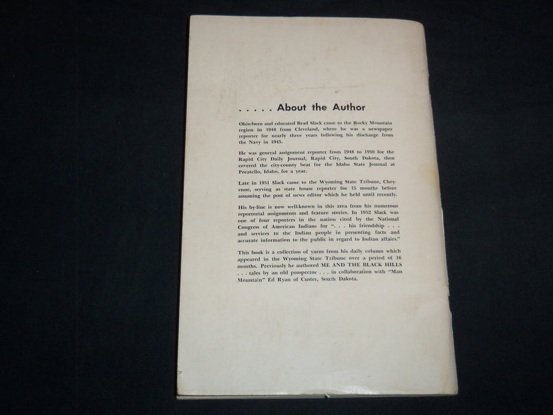1953 WYOMING ROUNDUP BOOK BY BRAD SLACK - SOFTCOVER - J 8191