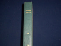 1942 THE ENGINEERING JOURNAL BOUND VOLUME NO. 25 - NICE ADS + COVERS - KD 1405
