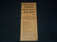 1948 STANDARD DANCE MUSIC GUIDE - MUSICIAN'S HANDBOOK - COMEDY EDITION - J 5322