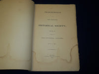 1872-1873 NEW HAMPSHIRE HISTORICAL SOCIETY PROCEEDINGS - SEMI-CENTENNIAL- J 4414