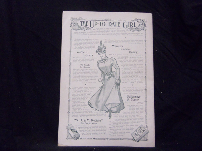 1898 MAY LADIES' HOME JOURNAL MAGAZINE - GREAT ILLUSTRATIONS & ADS - ST 1578