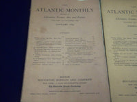 1883 THE ATLANTIC MONTHLY MAGAZINE LOT OF 4 ISSUES - GREAT WRITERS - WR 148
