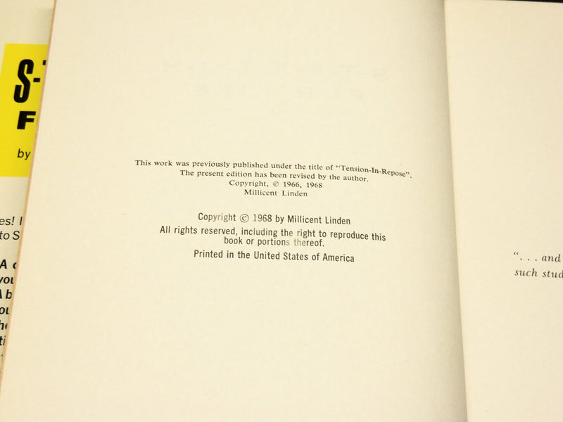 1968 STRETCH FOR LIFE HARDCOVER BOOK BY MILLICENT LINDEN - KD 6062