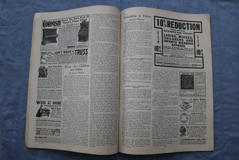 1909 JANUARY THE MOTHER'S MAGAZINE - GREAT ILLUSTRATIONS & STORIES - ST 1000I
