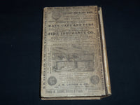 1883 WORCESTER DIRECTORY OF CITIZENS & BUSINESS NO. 40 - FOLD-OUT MAP - KD 4502K