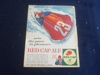 1961 FEBRUARY HOCKEY PICTORIAL MAGAZINE - RALPH BACKSTROM COVER - ST 200M
