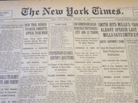 1926 OCTOBER 24 NEW YORK TIMES - NEW TRIAL DENIED TO SACCO & VANZETTI - NT 5688