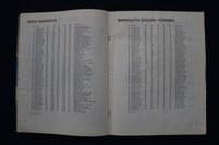 1971 IOWA FOOTBALL PROGRAMS VS. MINNESOTA & INDIANA - LOT OF 2 - K 1706