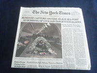 2022 MARCH 3 NEW YORK TIMES - RUSSIANS CAPTURE CRUCIAL BLACK SEA PORT