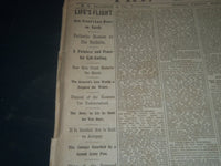 1885 JULY 24 BOSTON HERALD - GEN. GRANT'S LAST HOURS - BASEBALL - NP 3975