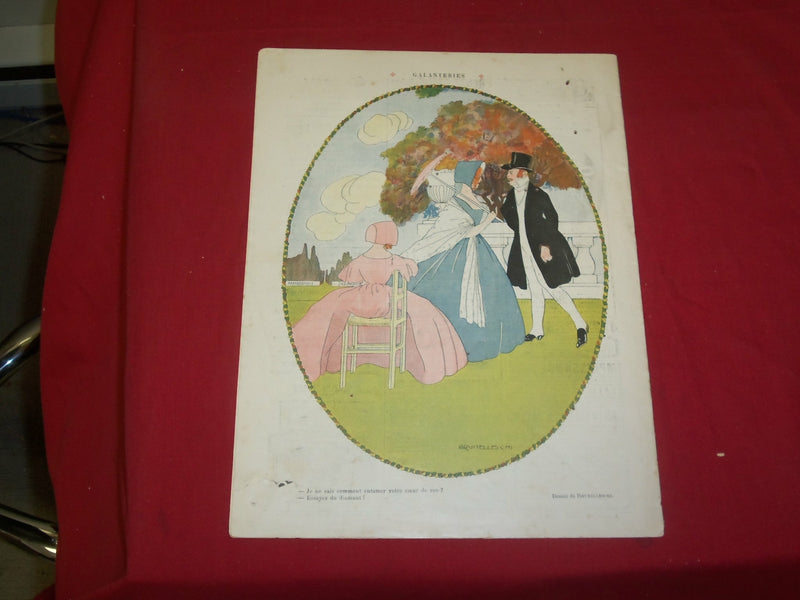 1910 MAY 7 LE RIRE MAGAZINE-NOUVELLE SERIE#379-LE CHOIX D'UN PARTI-FRENCH-FR1621