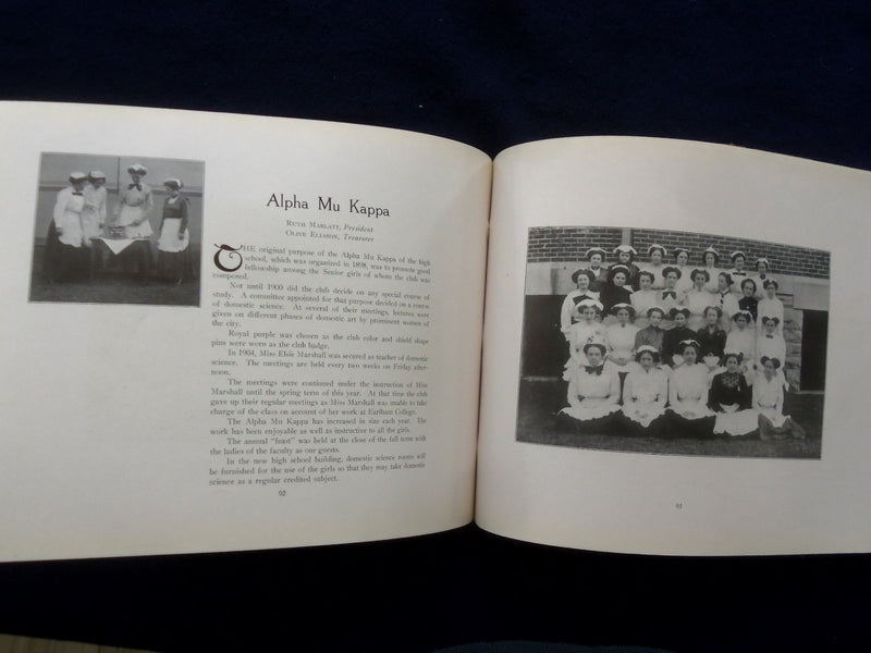1910 PIERIAN RICHMOND HIGH SCHOOL YEARBOOK - RICHMOND, INDIANA - YB 1925T