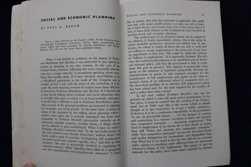 1965 MARCH MONTHLY REVIEW MAGAZINE-TO THE MEMORY OF PAUL ALEXANDER BARAN- K 1601
