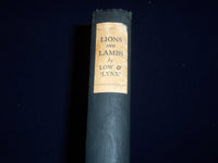 1928 LIONS AND LAMBS BY LOW & LYNX BOOK - GREAT ILLUSTRATIONS - KD 3376